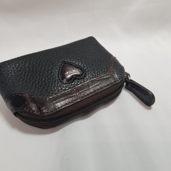 Brighton Heart Peeble Leather Coin Purse - Picture 9 of 10